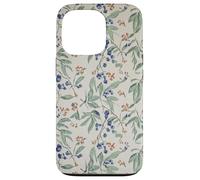 Carcasa para iPhone 13 Pro Patrón botánico de Blueberry Garden Cottagecore Nature Lover
