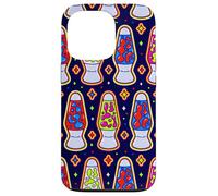 Carcasa para iPhone 13 Pro Patrón de lámpara de Lava Retro Groovy Y2K estética