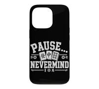 Carcasa para iPhone 13 Pro Pausa Nevermind Mahjong Joke Jugar Mahjong Amantes del Juego
