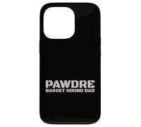 Carcasa para iPhone 13 Pro PAWDRE Basset Hound Dad Dog Father