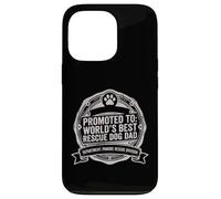 Carcasa para iPhone 13 Pro PAWDRE Promoted to World'S Best Rescue Dog Dad