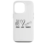 Carcasa para iPhone 13 Pro Paz Amor Trompeta Orgulloso Hombres Mujeres Trompetista