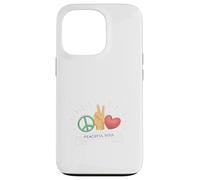 Carcasa para iPhone 13 Pro Peaceful Soul Peace Sign Hand Gesture Love Graphic Nature