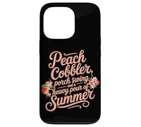 Carcasa para iPhone 13 Pro Peach Cobbler Porch Swing and a Heavy Pour of Summer