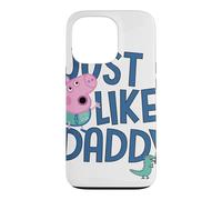Carcasa para iPhone 13 Pro Peppa Pig Just Like Daddy Dia del Padre