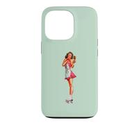 Carcasa para iPhone 13 Pro Pin Up Girl Bastante Morena Patines Patines Piernas