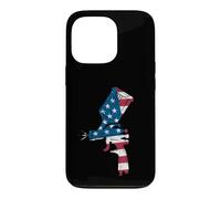 Carcasa para iPhone 13 Pro Pintura del Cuerpo Auto del Pintor de la Pistola de espray de la Bandera Americana de