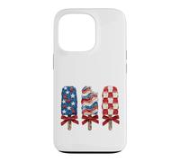 Carcasa para iPhone 13 Pro Popsicle Patriotic Stars Stripes USA