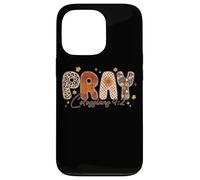 Carcasa para iPhone 13 Pro Pray Colosenses 4:2 Tema de otoño