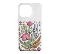 Carcasa para iPhone 13 Pro Pressed Wildflower Meadow Florist Botanical Art