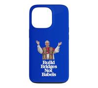 Carcasa para iPhone 13 Pro Primer Papa Americano León XIV - Construir Puentes, no Babels