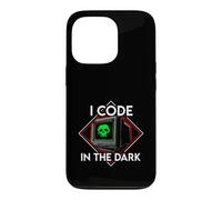 Carcasa para iPhone 13 Pro Programmer I Code In The Dark Retro Hacker Skull
