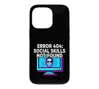 Carcasa para iPhone 13 Pro Programmer Introvert Error 404 Social Skills Not Found
