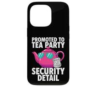 Carcasa para iPhone 13 Pro Promoted To Tea Party Security Detail Funny Dad