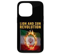 Carcasa para iPhone 13 Pro Protesta por la Libertad Persa de la revolución del León y el