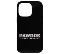 Carcasa para iPhone 13 Pro Proud Toy Bulldog Dad Dog Lover Apparel