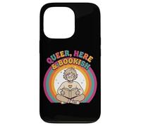 Carcasa para iPhone 13 Pro Queer, Aquí y Bookish