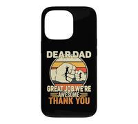 Carcasa para iPhone 13 Pro Querido Papá Gran Trabajo Somos Impresionantes Gracias Día del Padre