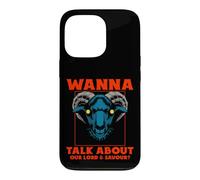 Carcasa para iPhone 13 Pro ¿Quieres Hablar de Nuestro Señor? Satanic Goat Baphomet
