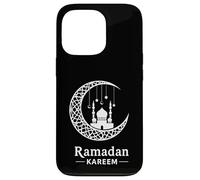 Carcasa para iPhone 13 Pro Ramadán Mubarak Feliz Ayuno Luna Creciente Islámico Musulmán
