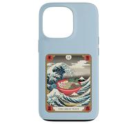 Carcasa para iPhone 13 Pro Ramen Bowl Surfing Tarot Card La Gran Ola Fuera de Kanagawa