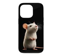 Carcasa para iPhone 13 Pro Rata Ratón Simpático Roedores Ratón Enano Ratas Pequeñas