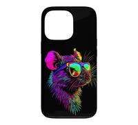 Carcasa para iPhone 13 Pro Rata Ratón Simpático Roedores Ratón Enano Ratas Pequeñas