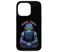 Carcasa para iPhone 13 Pro Rave Papi EDM Music Festival Bigfoot Sasquatch Equalizer DJ
