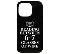 Carcasa para iPhone 13 Pro Read Between The Wines 6 7 Reading 6-7 Just One More Chapter