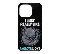 Carcasa para iPhone 13 Pro Realmente Me Gustan Axolotls Ok Animal Lindo Enigma Axolotl