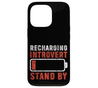 Carcasa para iPhone 13 Pro Recharging Introvert Stand by Agotamiento Social -