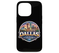 Carcasa para iPhone 13 Pro Recuerdo de Dallas Texas City State Retro Vintage Memorabilia