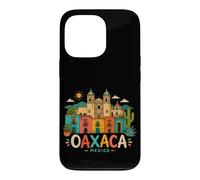 Carcasa para iPhone 13 Pro Regalo de Recuerdo de Viaje de Oaxaca México Dibujado a Mano