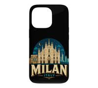 Carcasa para iPhone 13 Pro Regalo de Recuerdo de Viaje Vintage de Milán Italia