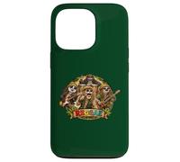 Carcasa para iPhone 13 Pro Reggae música Capybara Island Shiba-Inu y Mono como Banda