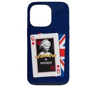Carcasa para iPhone 13 Pro Reina Elizabeth II - Tarjeta de Juego (Memoriam skat Royal, Reino Unido)