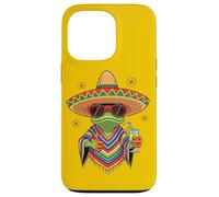 Carcasa para iPhone 13 Pro Relax - Gringo - Un Divertido Lagarto en un Poncho y un Sombrero
