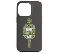 Carcasa para iPhone 13 Pro Reproductor de Bebidas Pickleball Life Paddle Word Cloud