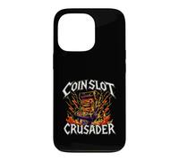 Carcasa para iPhone 13 Pro Retro Arcade Gamer Coinslot Crusader