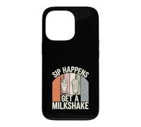 Carcasa para iPhone 13 Pro Retro Comida Rápida Nostalgia Vintage Diner Papas Fritas Batidos Hamburguesas