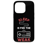 Carcasa para iPhone 13 Pro Retro Gaming - Sleep is For The Weak Gamepad para Gamer Funny