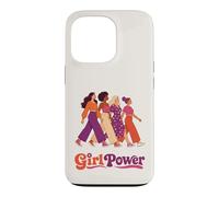 Carcasa para iPhone 13 Pro Retro Groovy Girl Power Feminista Hermandades de Mujeres