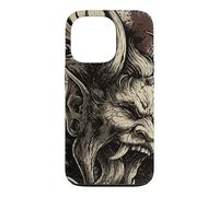 Carcasa para iPhone 13 Pro Retro Japonés Oni Demon HannyaScreaming Yokai Anime