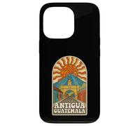 Carcasa para iPhone 13 Pro Retro Psychedelic Antigua Guatemala Travel Poster