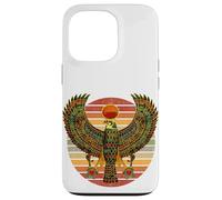 Carcasa para iPhone 13 Pro Retro Vintage Horus Antiguo Falcon Egipcio Jeroglífico