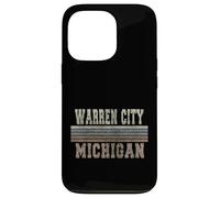 Carcasa para iPhone 13 Pro Retro Warren Ciudad Michigan