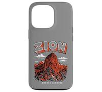 Carcasa para iPhone 13 Pro Retro Zion National Park Vintage Style Angels Landing Utah