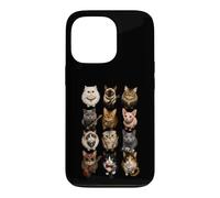 Carcasa para iPhone 13 Pro Rock Star Cats Punk Band Kittens Rock'n Roll Regalos Divertidos