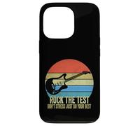 Carcasa para iPhone 13 Pro Rock The Test Don't Stress Test Day, Divertido día de exámenes, Profesor