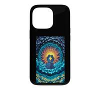 Carcasa para iPhone 13 Pro Romántico Pareja Sol Luna Amor Celestial Unión Estrel